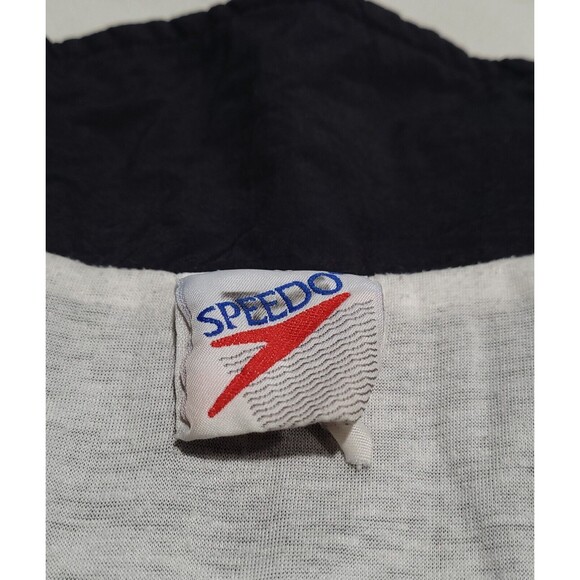 Vtg 90s Speedo Sport Systems Windbreaker Jacket Full Zip Colourblock Zip Pockets - Picture 11 of 12